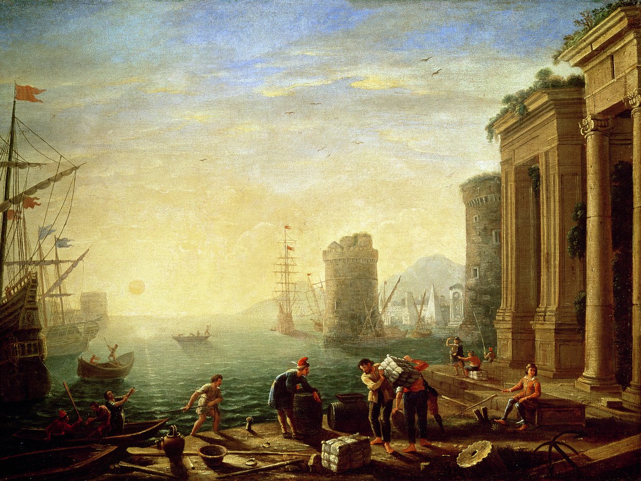 港の朝、1640 | クロード・ロラン